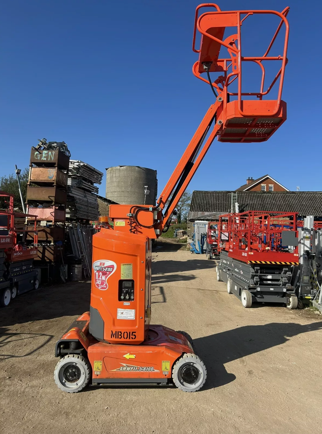 Dingli AMWP11 11.2m ElectricScissor Lift Mast Boom Lift Haulotte STAR 10