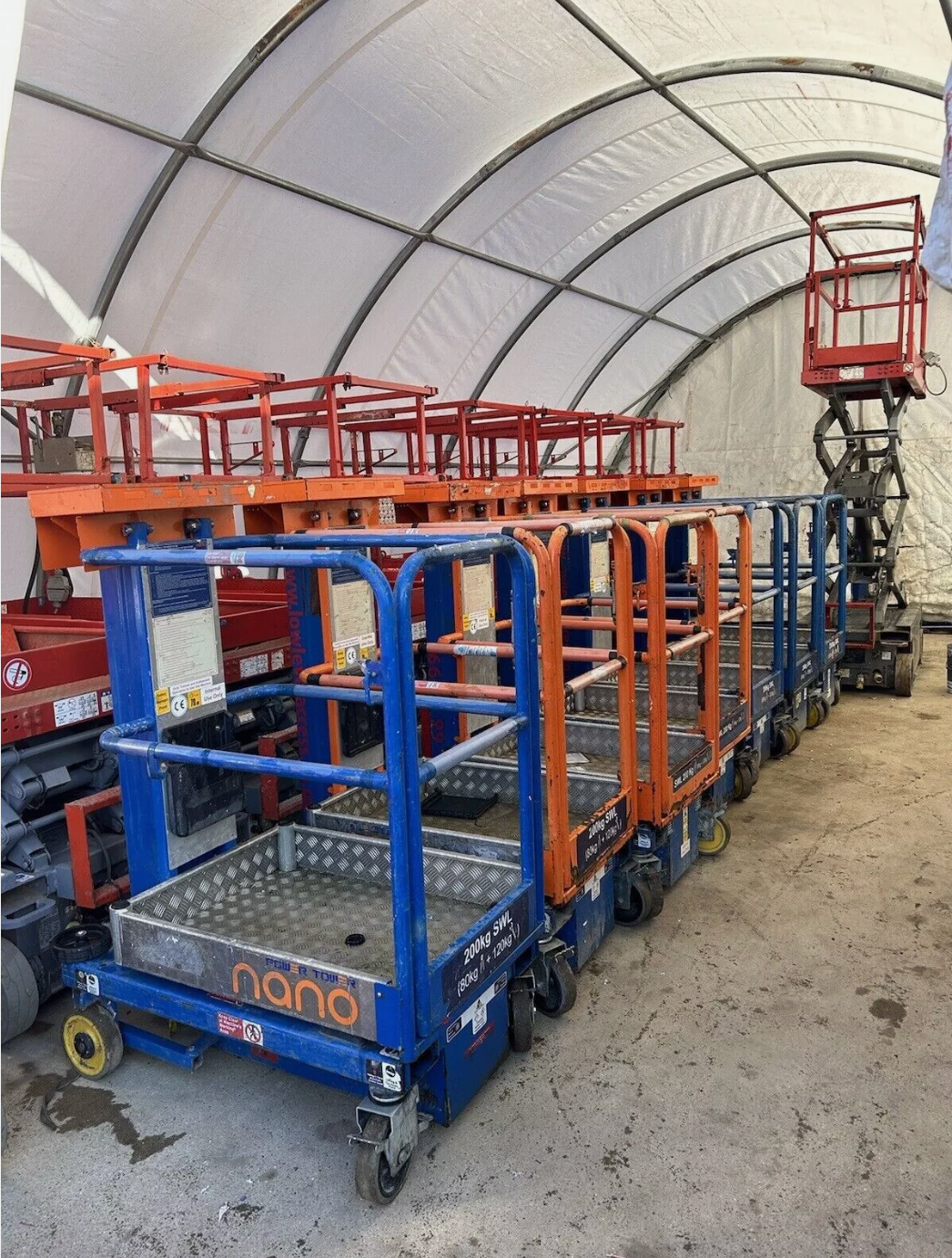 4.5m WH 2013 Nano Lift Scissor Lift Power Tower Genie, JLG, Skyjack MEWP