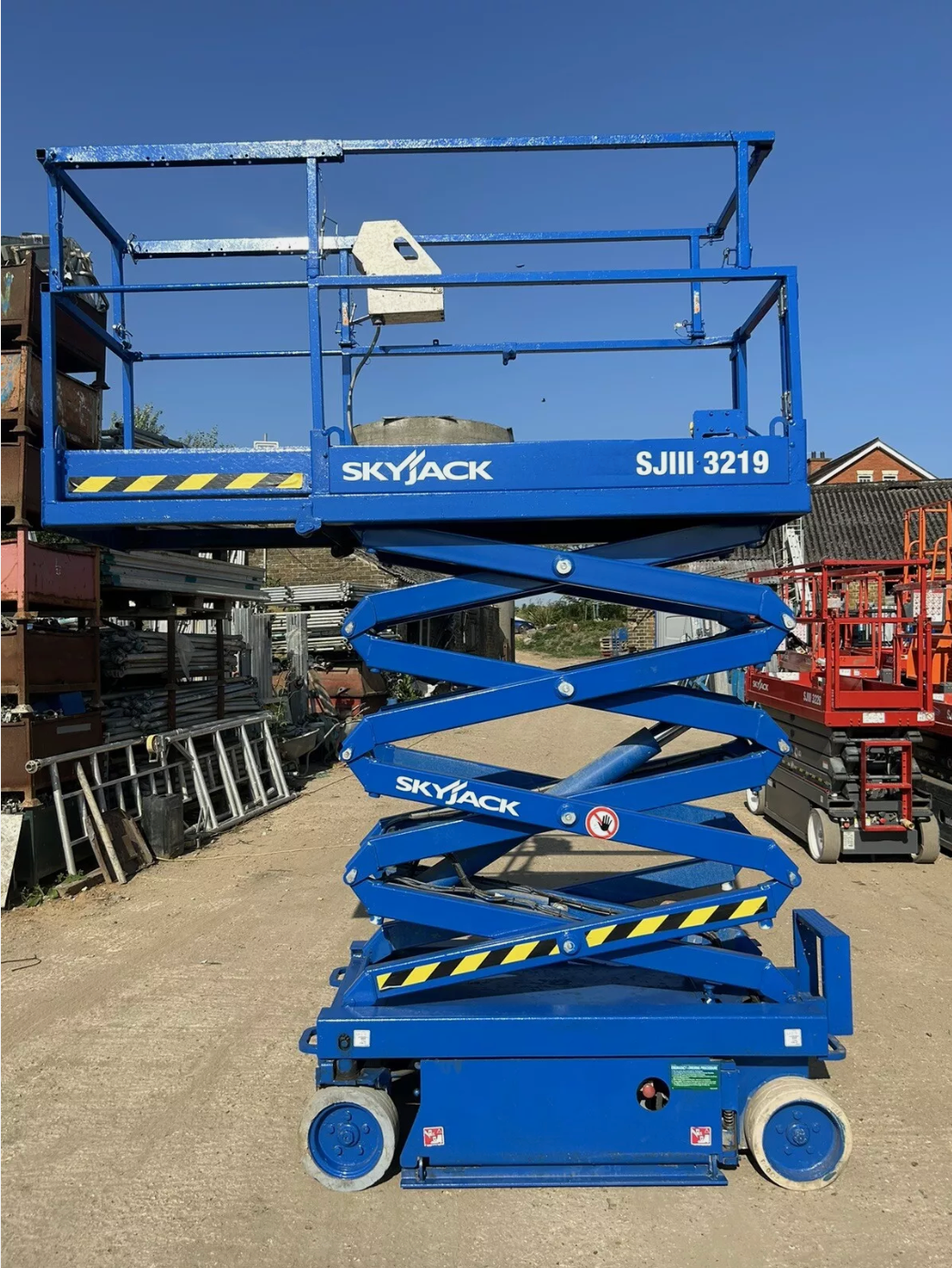 2012 Skyjack SJ3219 7.8m Scissor Lift Access Platform MEWP (Genie, JLG)