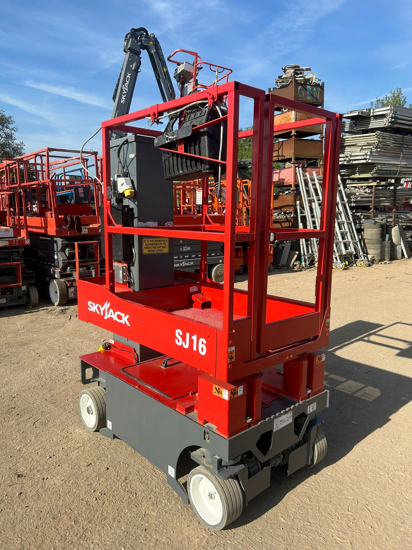 2022 SKYJACK SJ16 Runabout Personel Scissor Lift Access Platform Genie, Skyjack