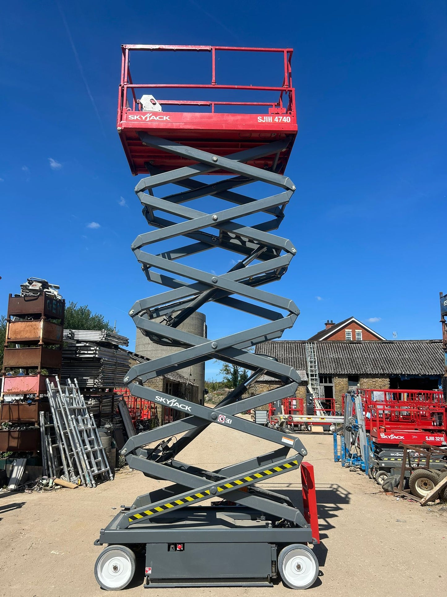14m SKYJACK SJ4740 Electri Scissor Lift Access Platform MEWP (Genie, JLG, JCB) YEAR 2020, FULLY SERVICED, NEW LOLERS, 60 DAYS WARRANTY
