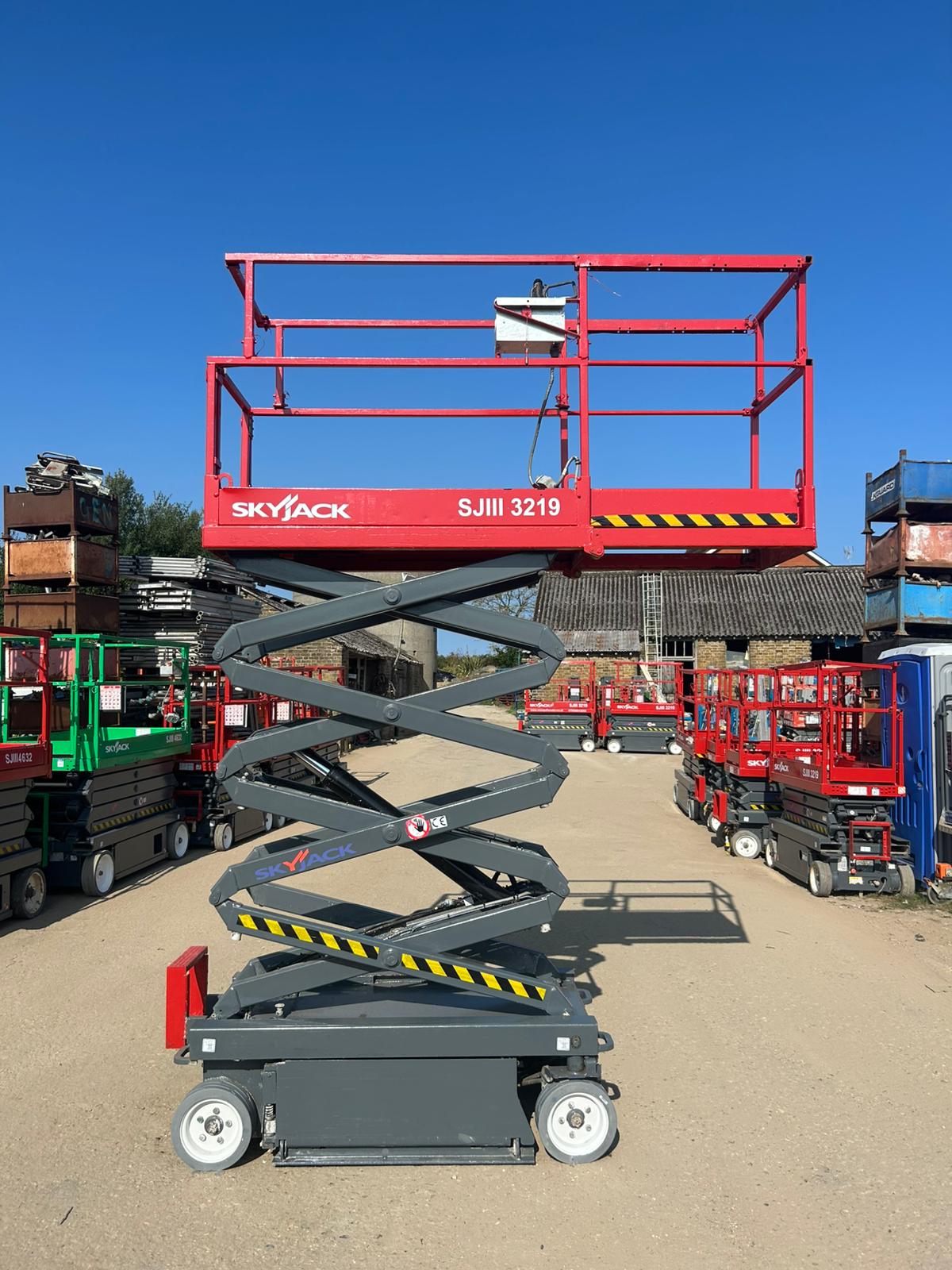 2018 Skyjack SJ3219 7.8m Scissor Lift Access Platform ( Genie, JLG) MEWP