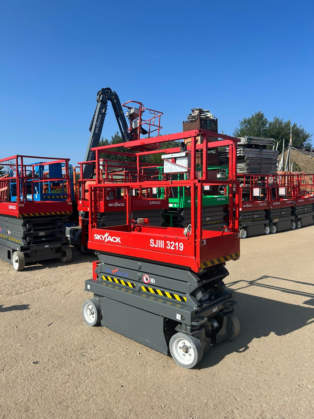 2018 Skyjack SJ3219 7.8m Scissor Lift Access Platform ( Genie, JLG) MEWP