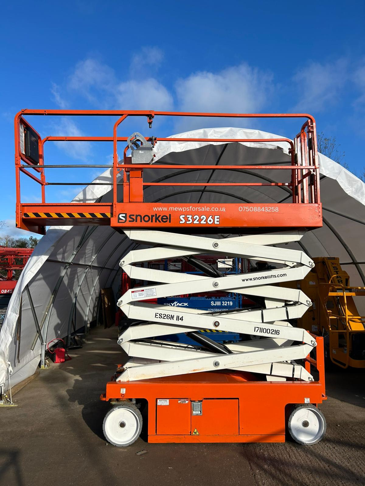 2017 Snorkel S3226E Scissor lift, Access platform, Skyjack, Genie, JLG