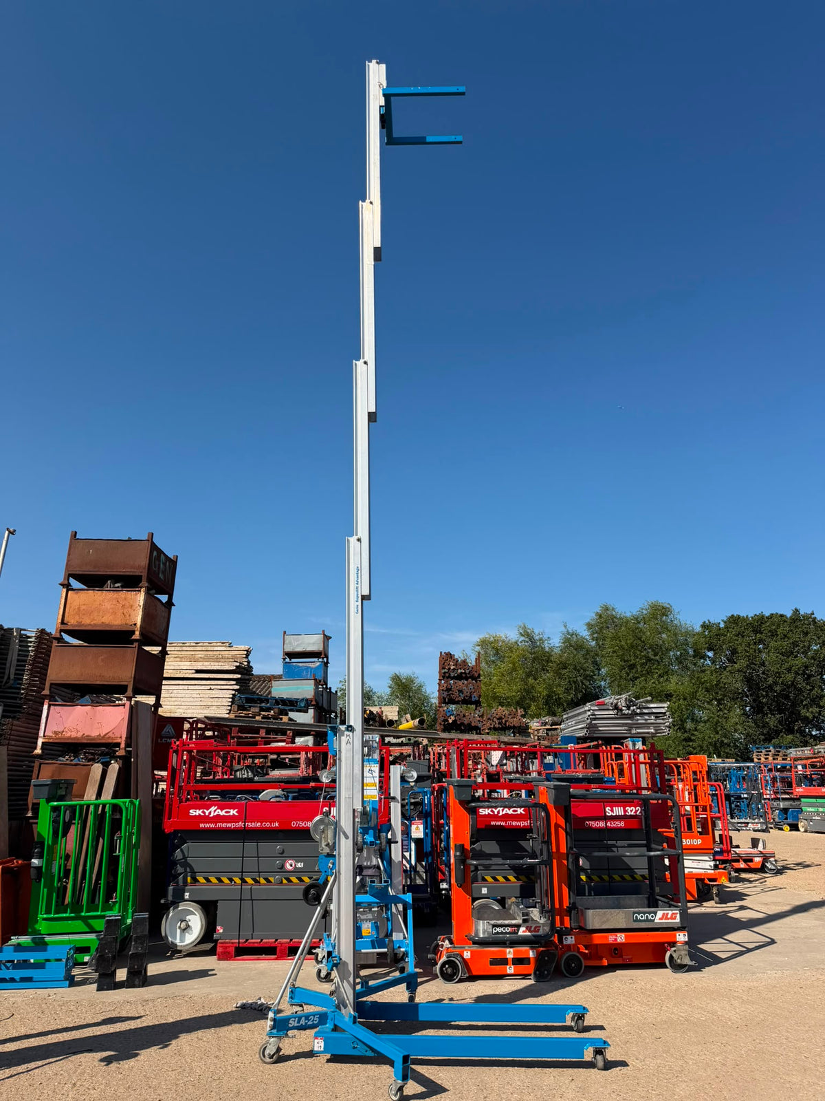 2022 Genie SLA25 material lift ner LOLER, RSJ Beam Lifter