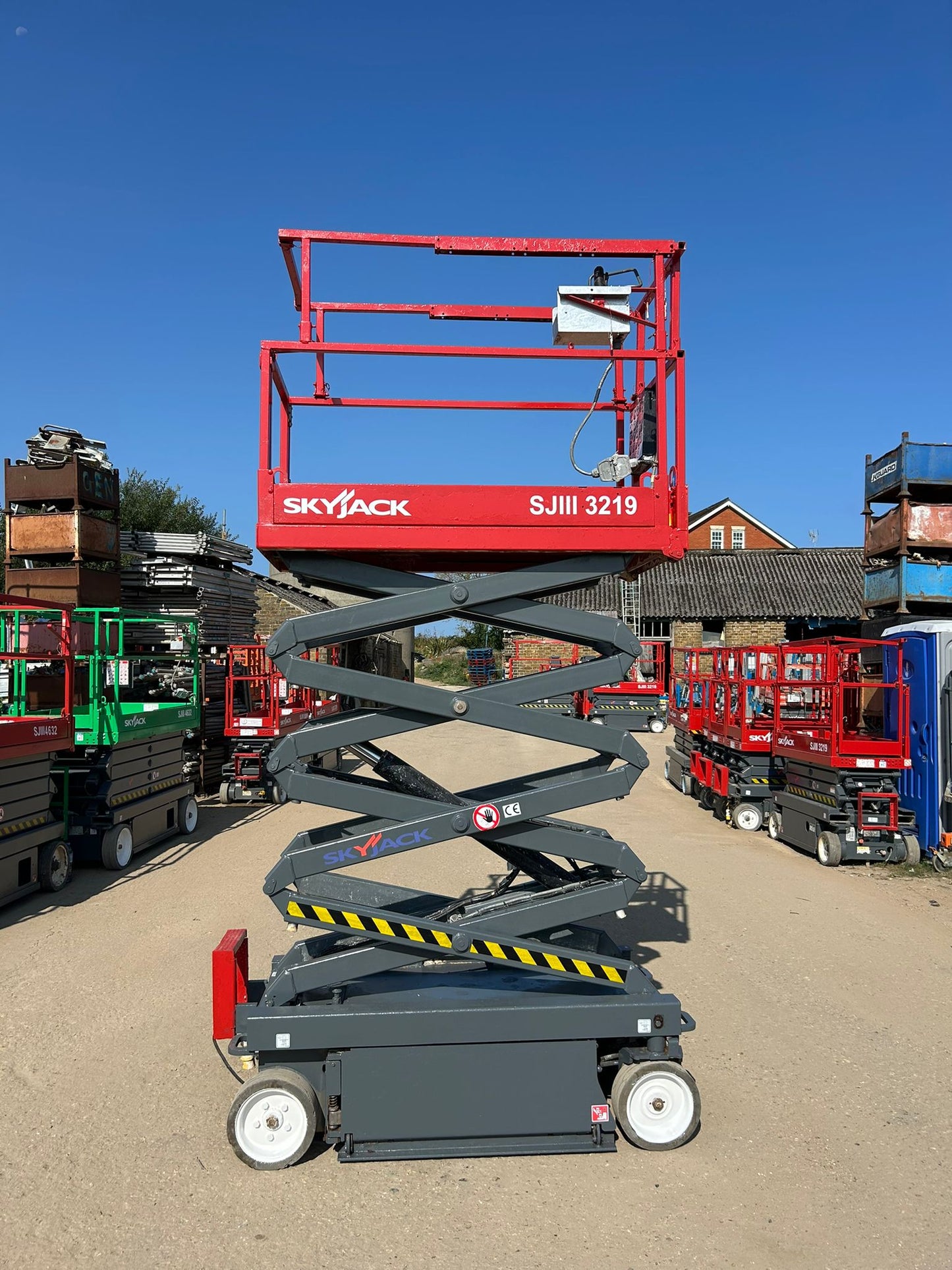2016 7.8m Skyjack SJ3219 Scissor Lift Access Platform (Genie,JLG,JCB) MEWPS