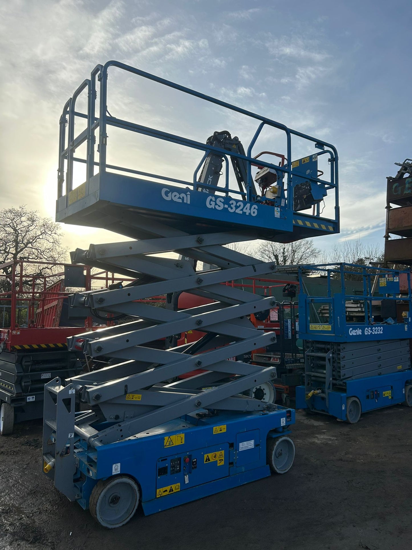 11.78 m 2019 Genie GS-3246 E-DRIVE Electric Scissor Lift,Access Platform