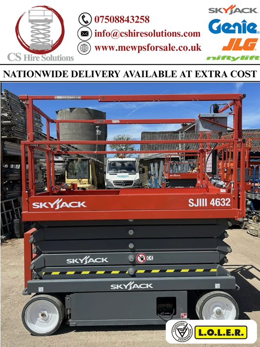 Skyjack SJ4632 12m Scissor lift Access Platform MEWP (Genie,JLG,JCB)
