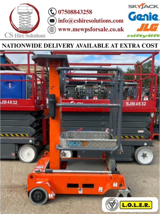 2020 Wind Rated ECO Lift (Genie,Skyjack,JLG) Scissor Lift Access Platform MEWPS