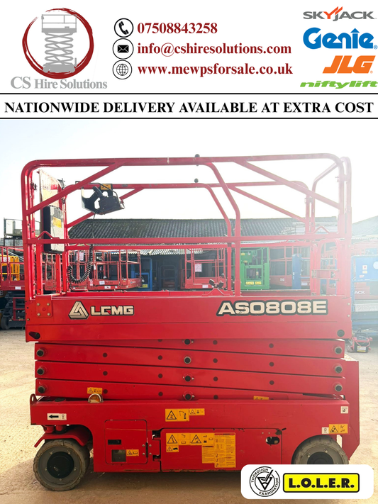2021 LGMG AS0808E Scissor Lift Access Platform MEWP