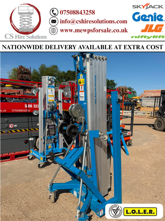 2022 Genie SLA25 material lift