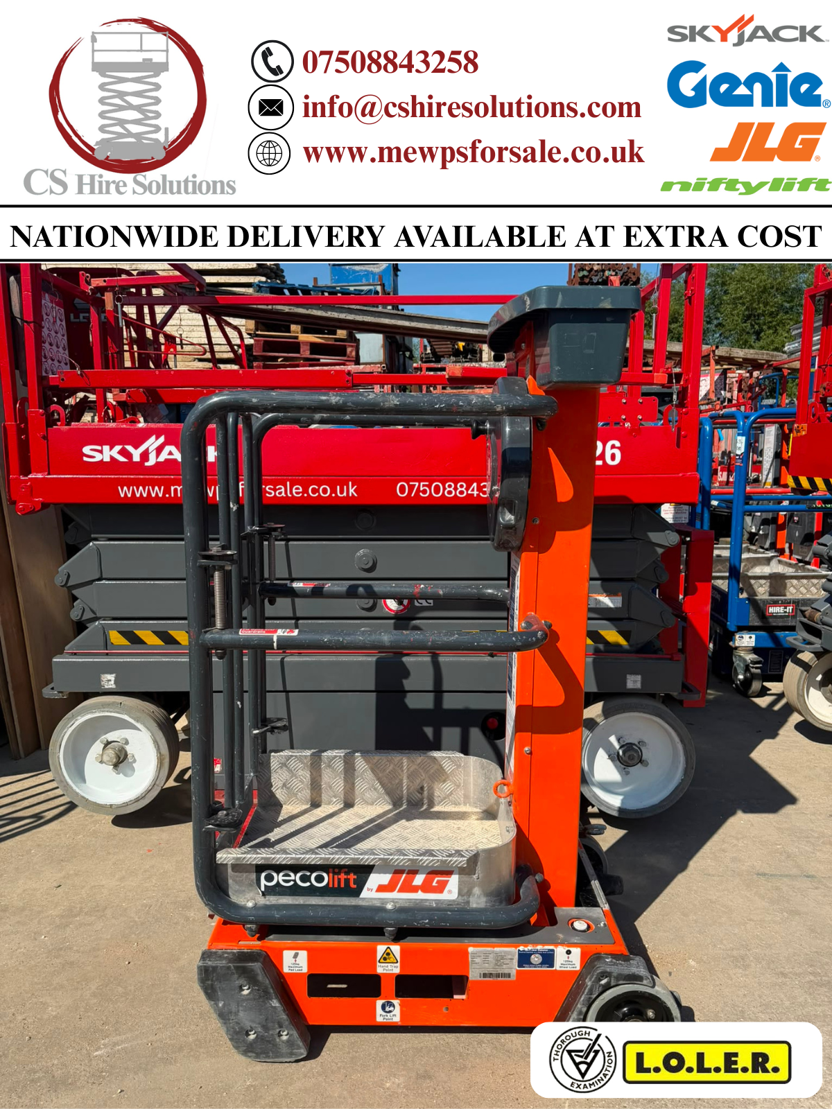 2022 Peco Lift Power Tower Scissor lift (JLG, Genie, Skyjack, Snorkel, JCB)