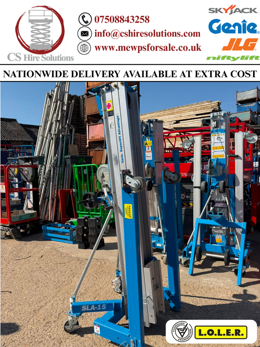 2023 Genie SLA15 material lift