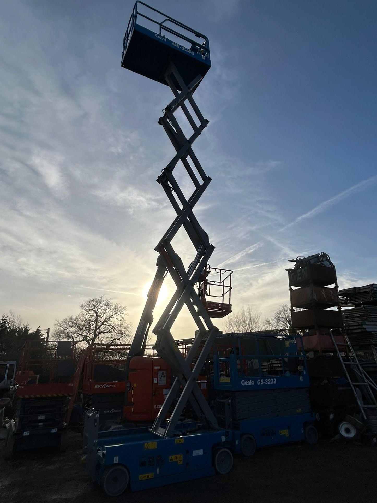11.78 m 2019 Genie GS-3246 E-DRIVE Electric Scissor Lift,Access Platform