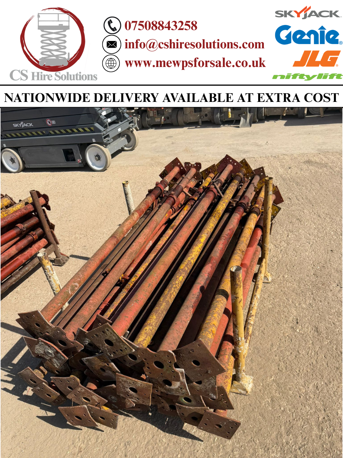 Size 2 Acrow Props 2-3.4m Support Prop RSJ