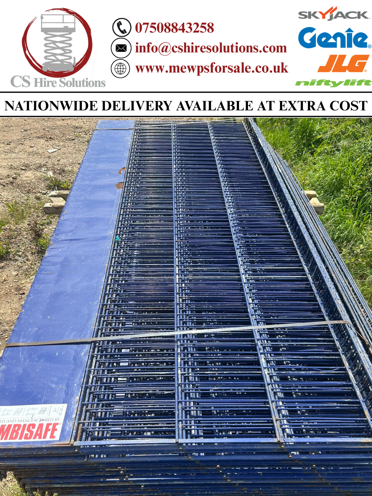 Combisafe Edge Protection Barrier (Formwork, Shuttering, Scaffolding)