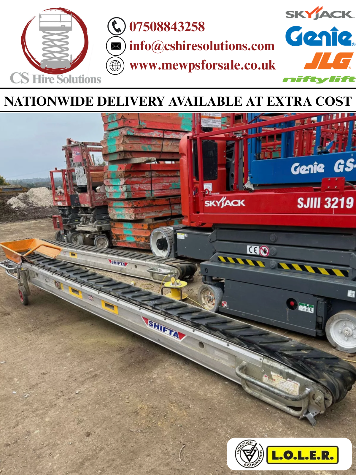 4.5m 2021 Shifta Conveyor Belt Inavder Soil Belt