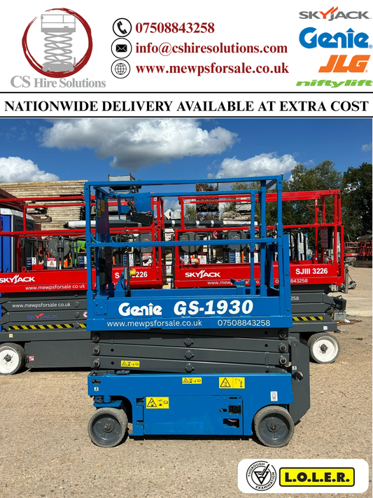 2015 Genie 1930 Scissor Lift Access Platform Skyjack 3219 (Skyjack,JCB)