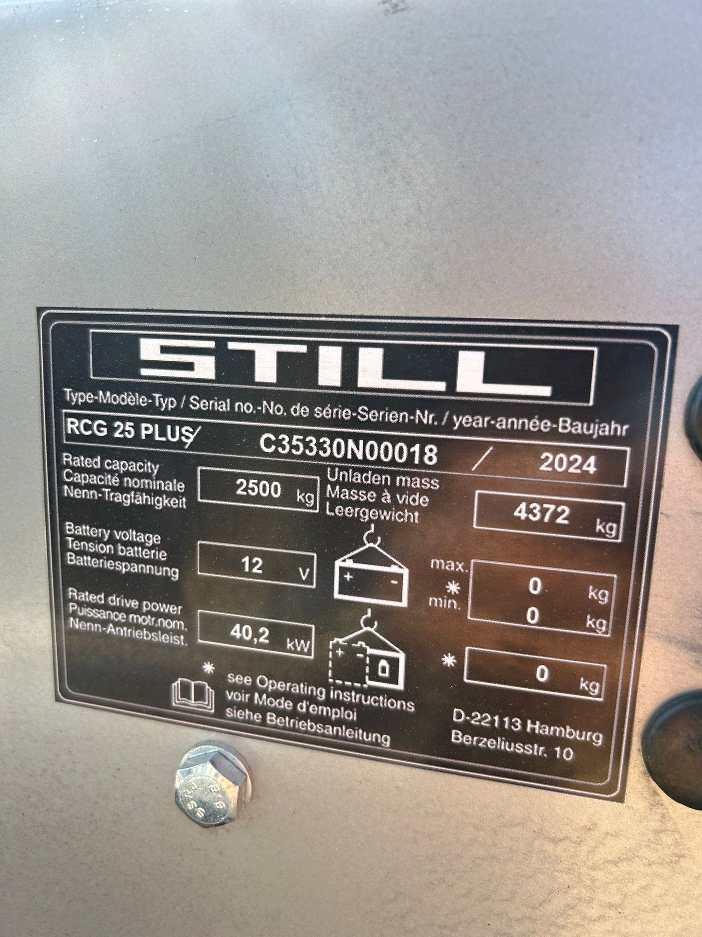 BRAND NEW Still RCG plus 25 GAS Forklift