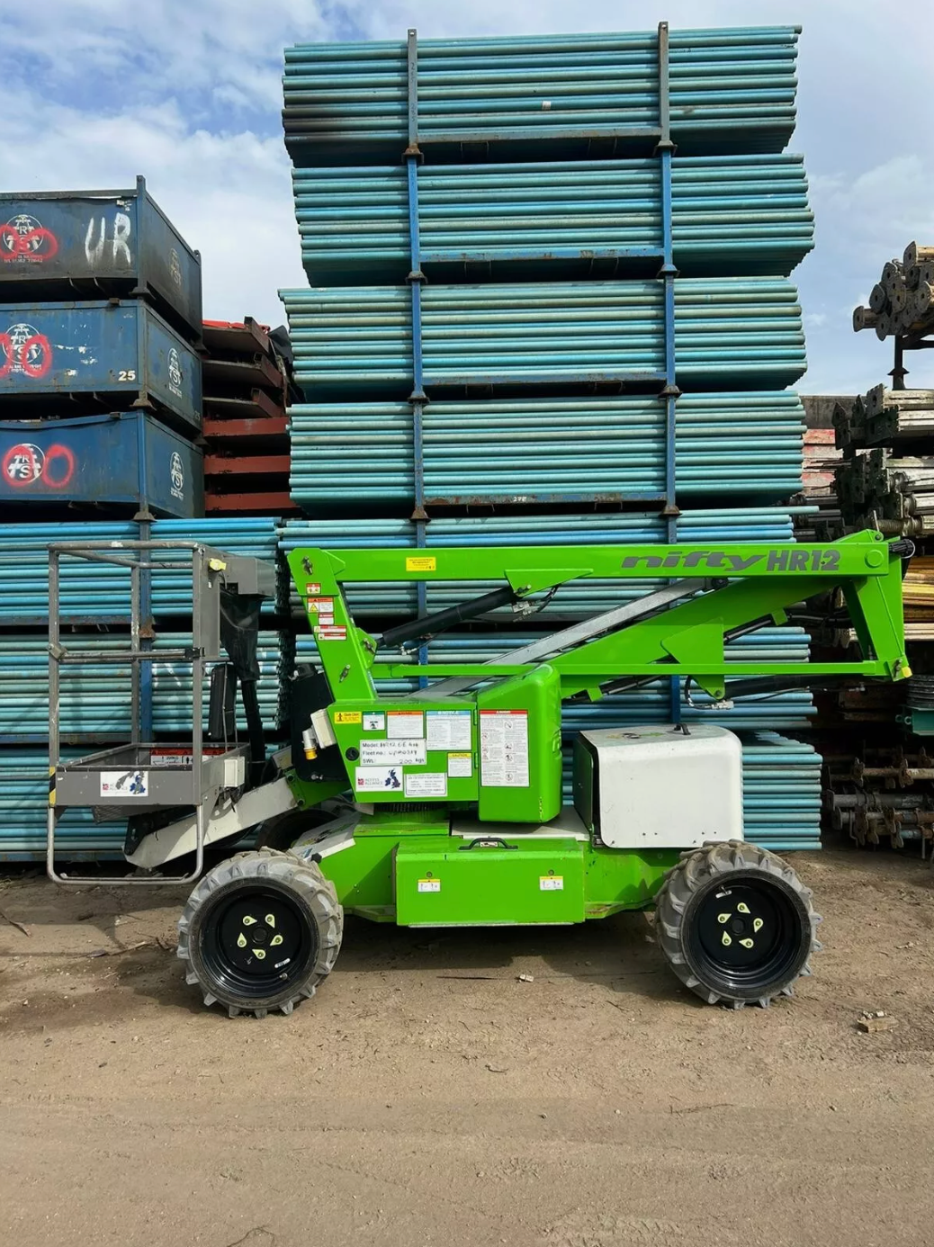 2019 NIFTY HR12DE 4x4 Diesel/Battery Articulated Boom Lift Cherry Picker Scissor