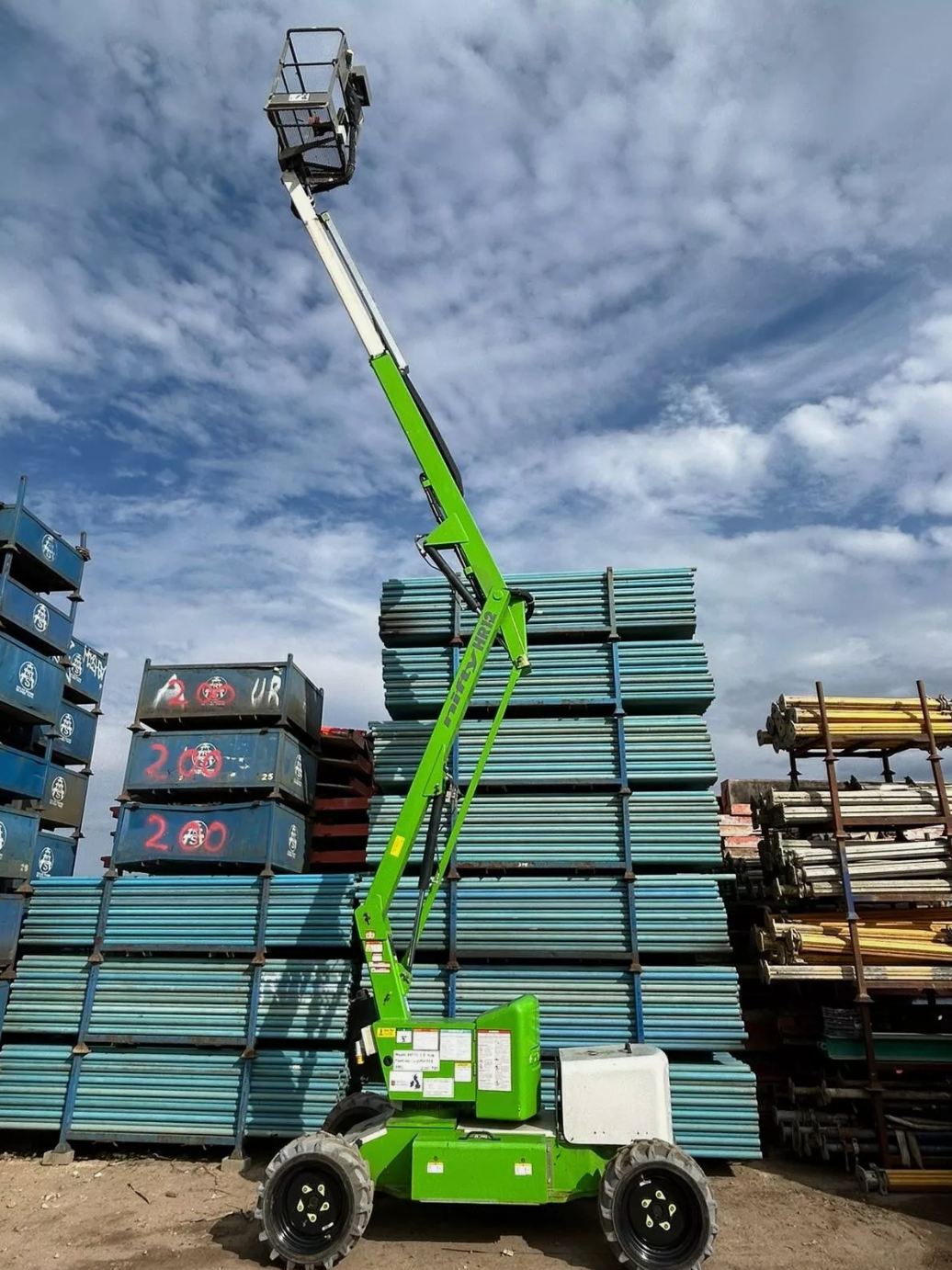 2019 NIFTY HR12DE 4x4 Diesel/Battery Articulated Boom Lift Cherry Picker Scissor