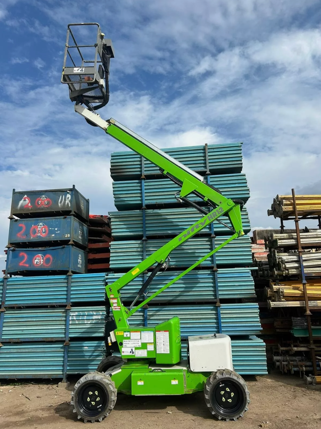 2019 NIFTY HR12DE 4x4 Diesel/Battery Articulated Boom Lift Cherry Picker Scissor