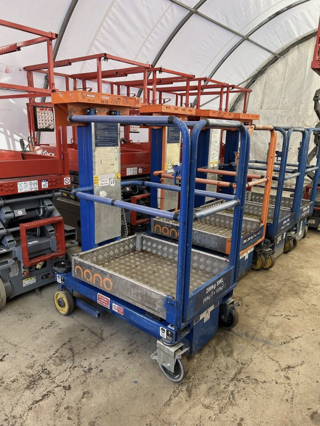 4.5m WH 2013 Nano Lift Scissor Lift Power Tower Genie, JLG, Skyjack MEWP