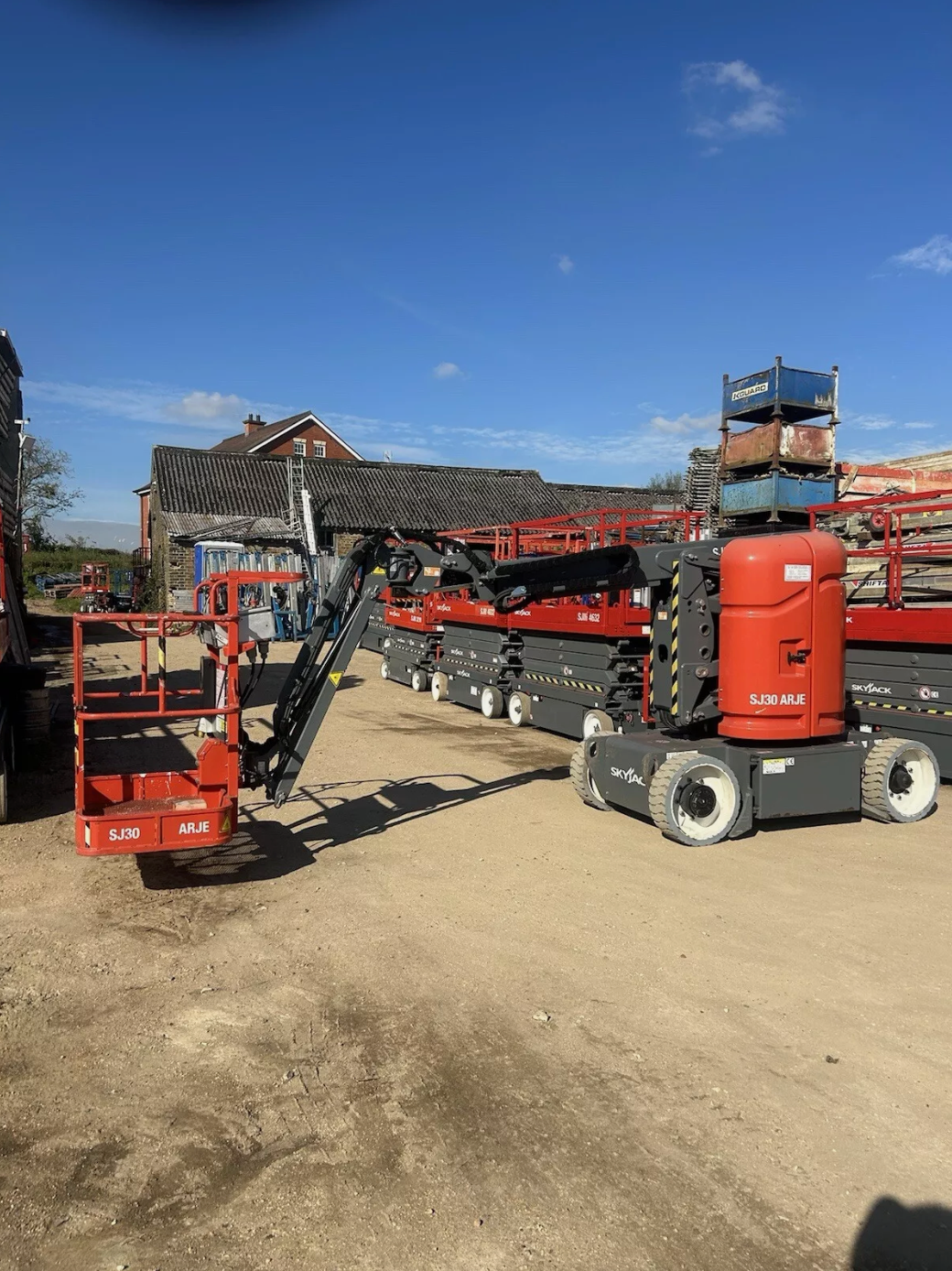 Skyjack SJ30 ARJE Electric Articulating Boom Lift Scissor Lift Access Platform