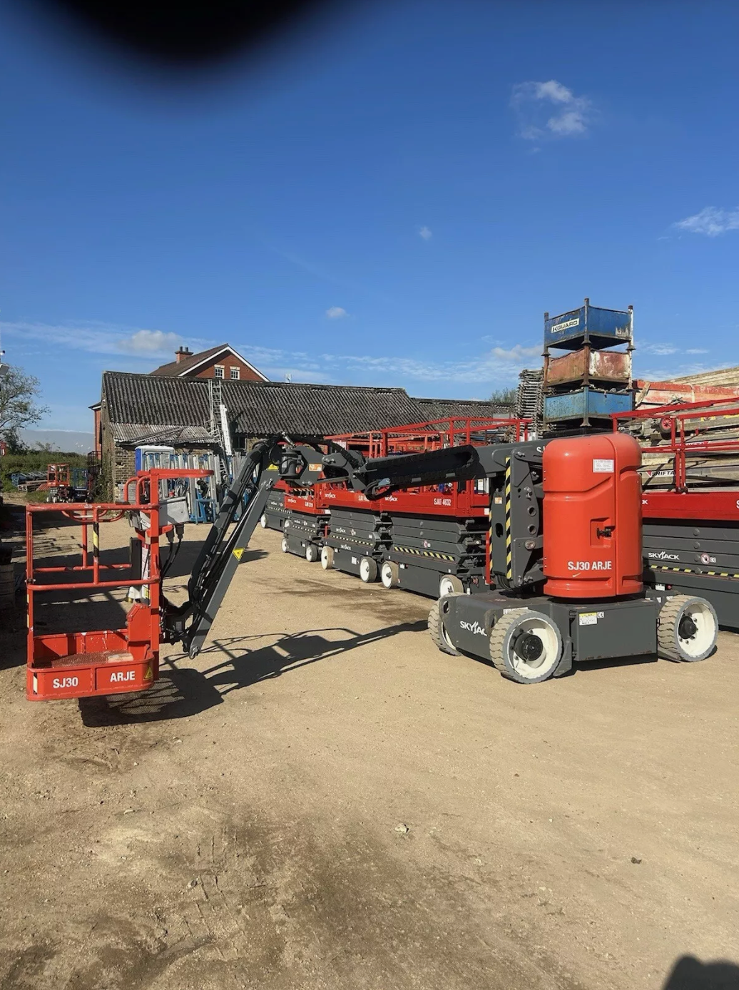 Skyjack SJ30 ARJE Electric Articulating Boom Lift Scissor Lift Access Platform