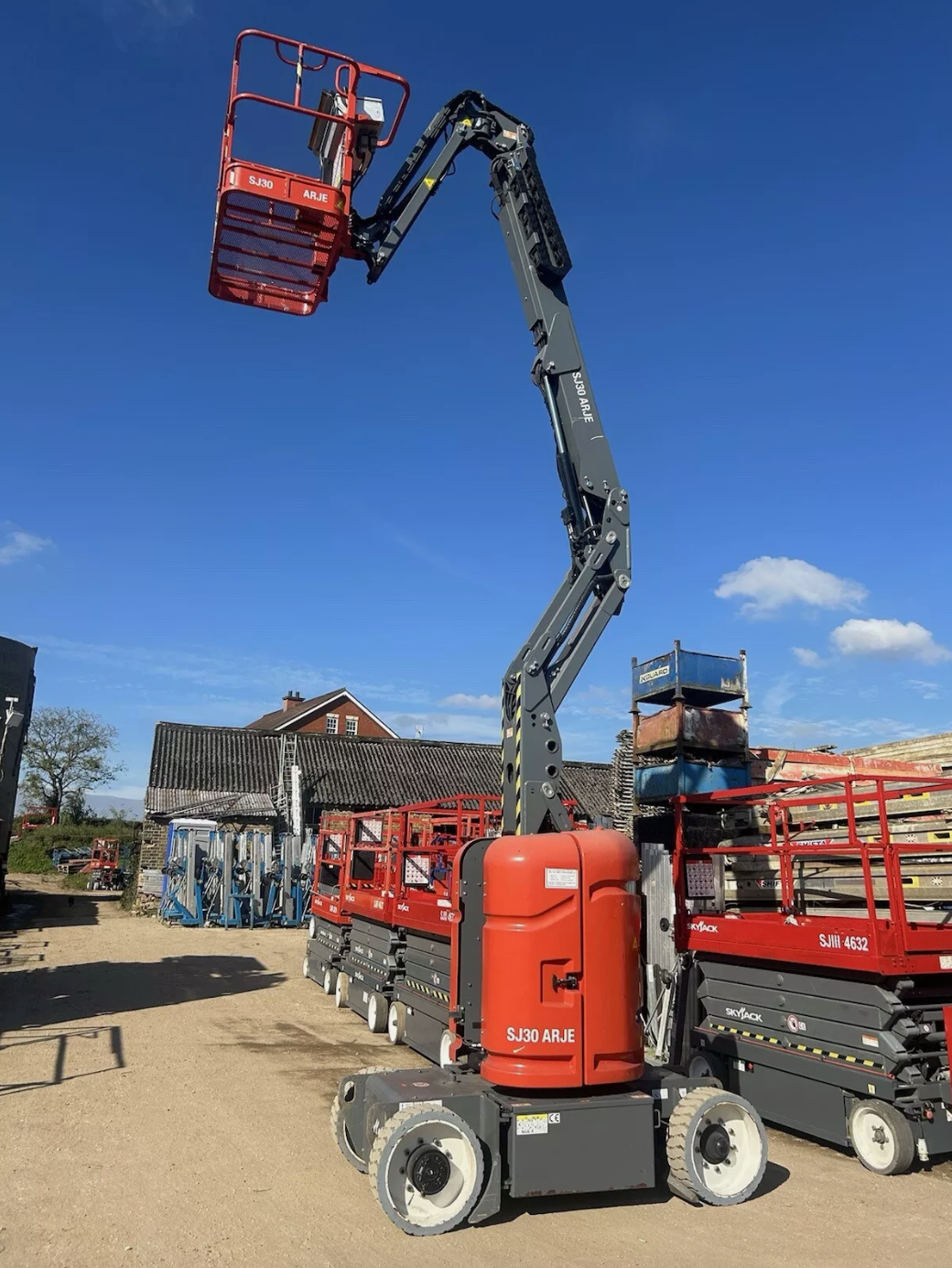 Skyjack SJ30 ARJE Electric Articulating Boom Lift Scissor Lift Access Platform