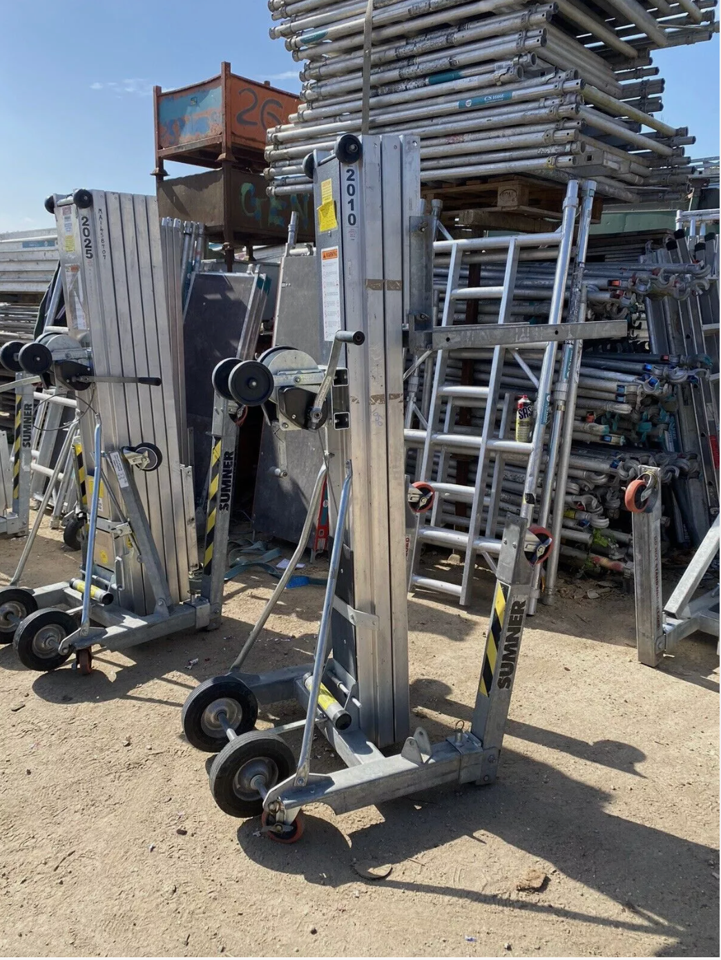 455kg Sumner SL10 Material Lift (Genie Lift) supplied with LOLER.