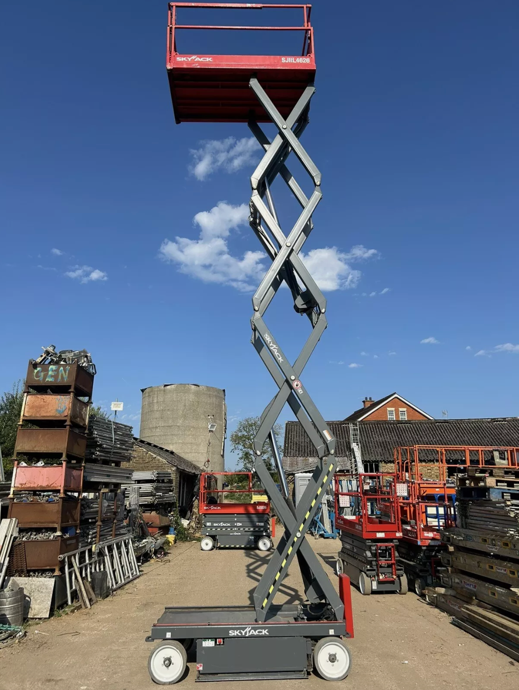 10m 2015 Skyjack SJ4626 Scissor Lift Access Platform MEWP (Genie, JLG, JCB)
