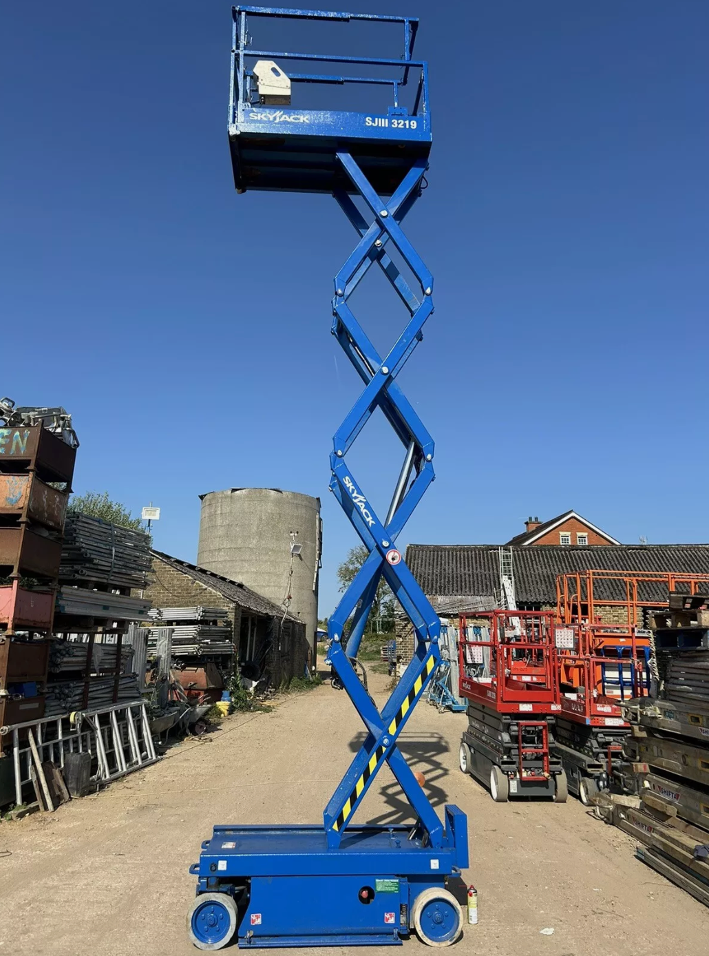 2012 Skyjack SJ3219 7.8m Scissor Lift Access Platform MEWP (Genie, JLG)