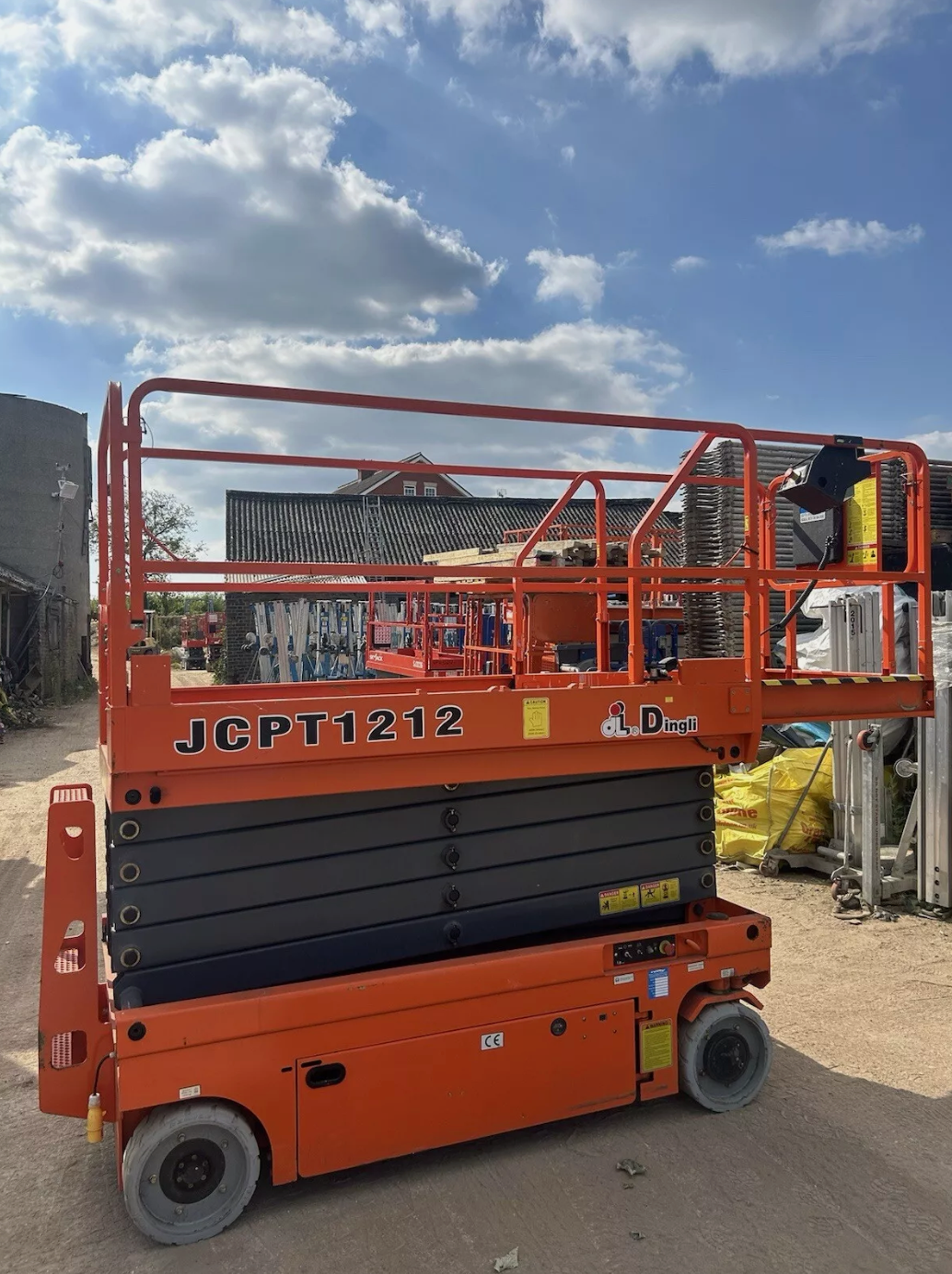 12m Dingli JCPT1212DC Electric Scissor Lift Access Platform MEWP (Genie, Skyjack)