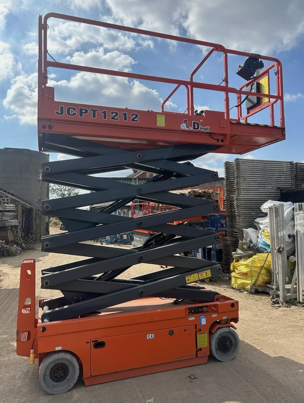 12m Dingli JCPT1212DC Electric Scissor Lift Access Platform MEWP (Genie, Skyjack)