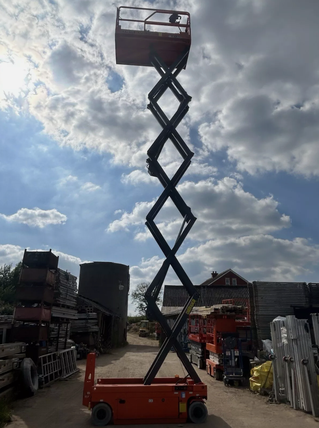 12m Dingli JCPT1212DC Electric Scissor Lift Access Platform MEWP (Genie, Skyjack)