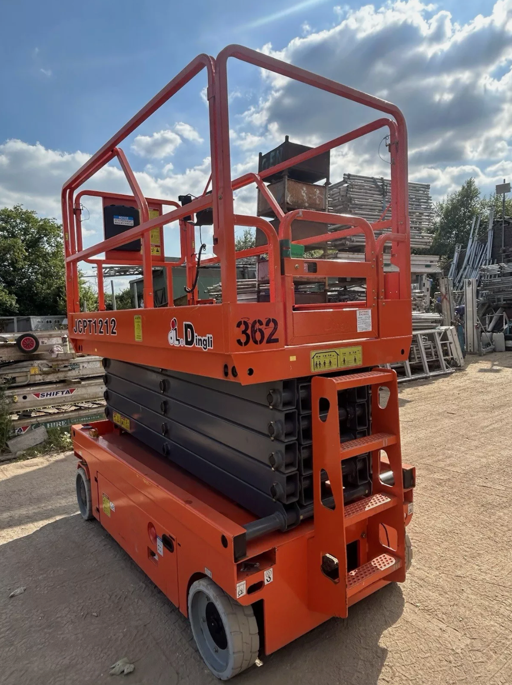 12m Dingli JCPT1212DC Electric Scissor Lift Access Platform MEWP (Genie, Skyjack)