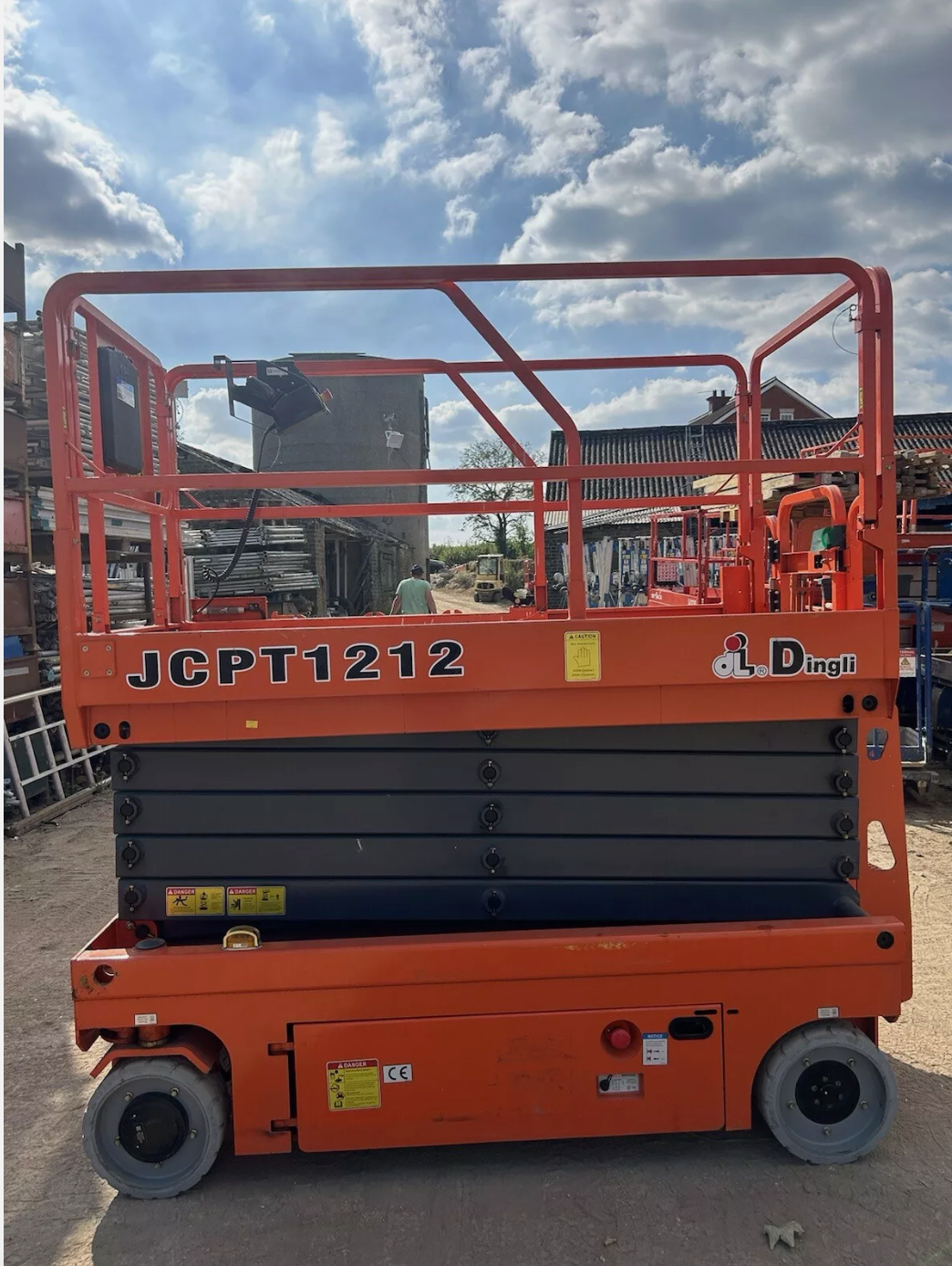12m Dingli JCPT1212DC Electric Scissor Lift Access Platform MEWP (Genie, Skyjack)