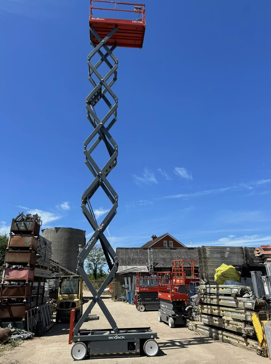 14m SKYJACK SJ4740 Electri Scissor Lift Access Platform MEWP (Genie, JLG, JCB)