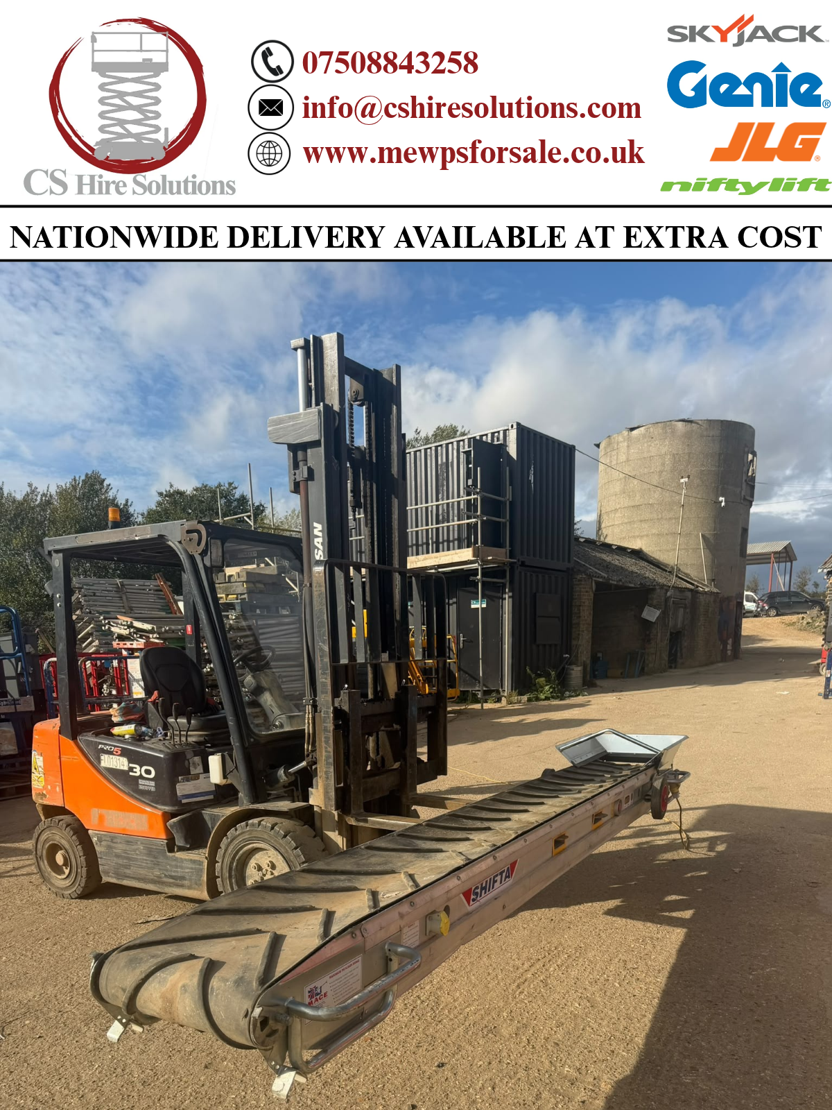 4.4m Shifta Conveyor Belt Inavder Soil Belt 450mm Wide YEAR 2019
