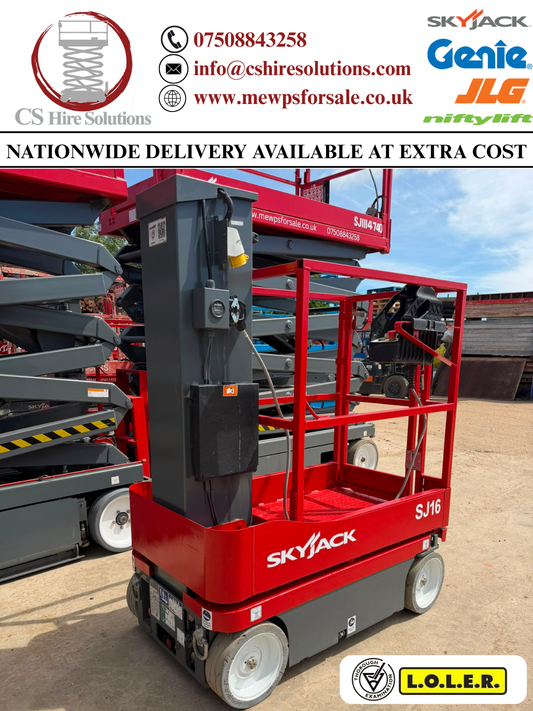 2020 Skyjack SJ16 Scissor Lift Access Platform (Genie, JLG) MEWP