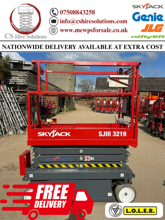 2020 Skyjack SJ3219 Scissor lift Access Platform MEWP (Genie,JLG)
