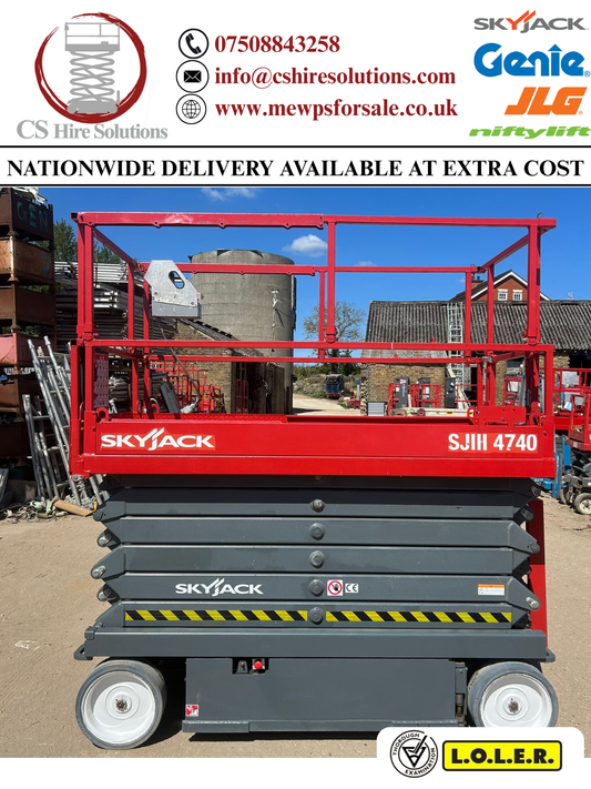 14m SKYJACK SJ4740 Electri Scissor Lift Access Platform MEWP (Genie, JLG, JCB) YEAR 2020, FULLY SERVICED, NEW LOLERS, 60 DAYS WARRANTY