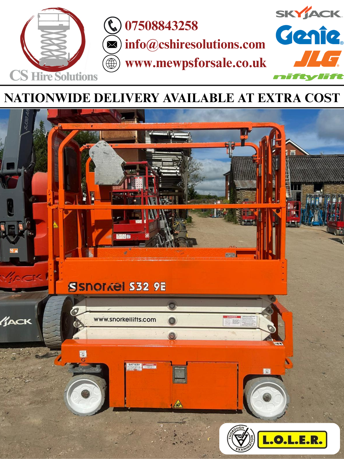 Snorkel Scissor Lift S3219E