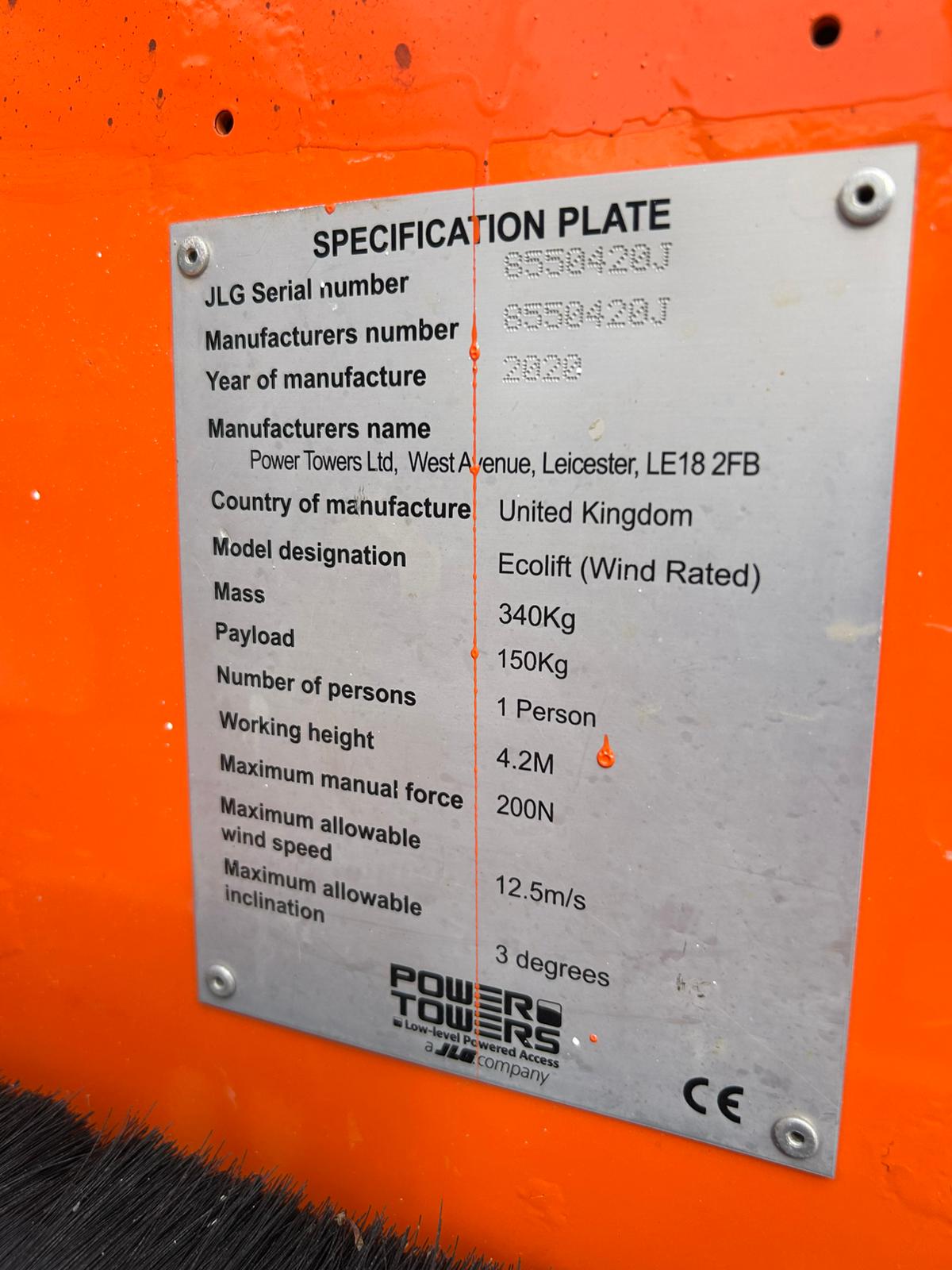 2020 Wind Rated ECO Lift (Genie,Skyjack,JLG) Scissor Lift Access Platform MEWPS