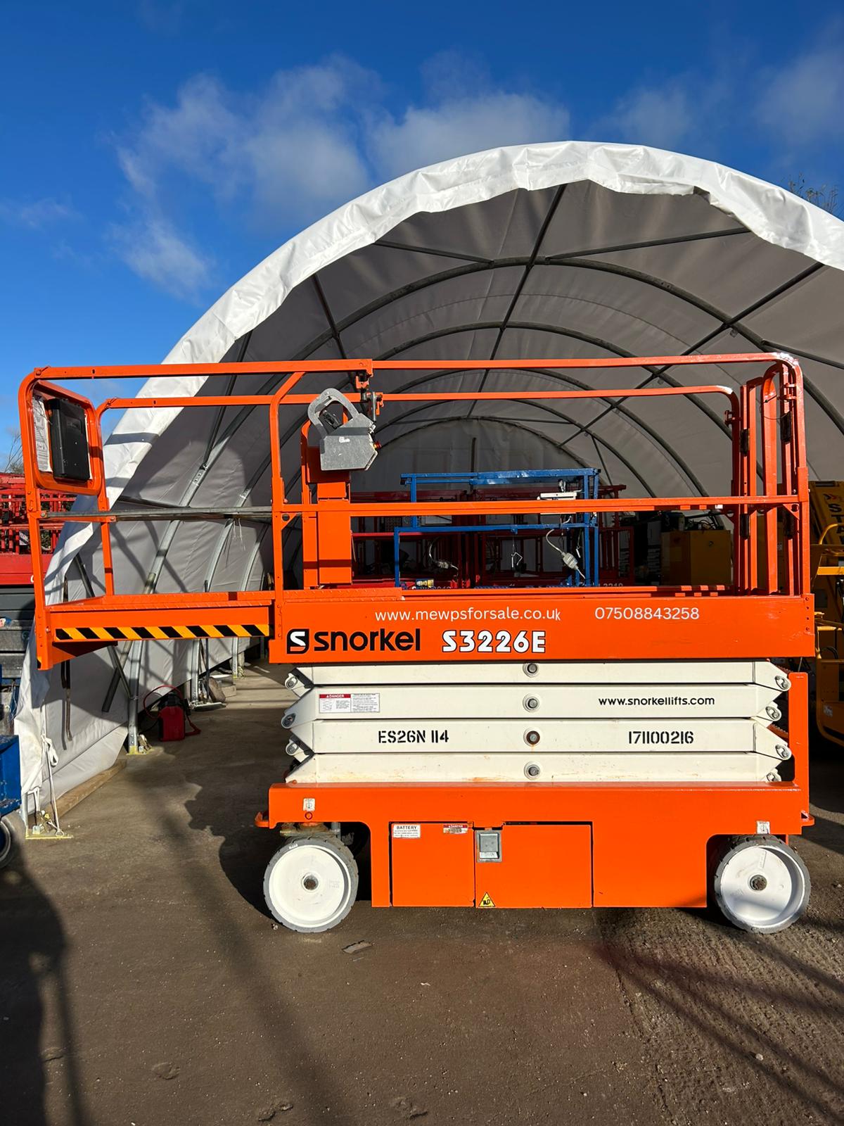 2017 Snorkel S3226E Scissor lift, Access platform, Skyjack, Genie, JLG