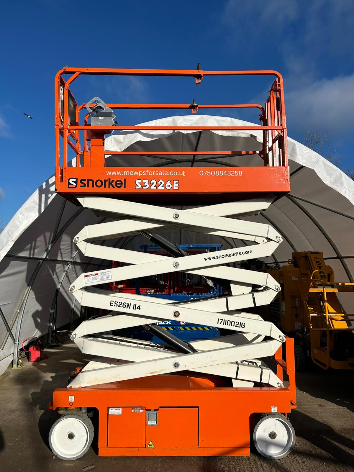 2017 Snorkel S3226E Scissor lift, Access platform, Skyjack, Genie, JLG
