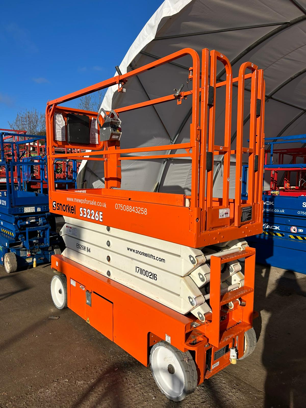 2017 Snorkel S3226E Scissor lift, Access platform, Skyjack, Genie, JLG
