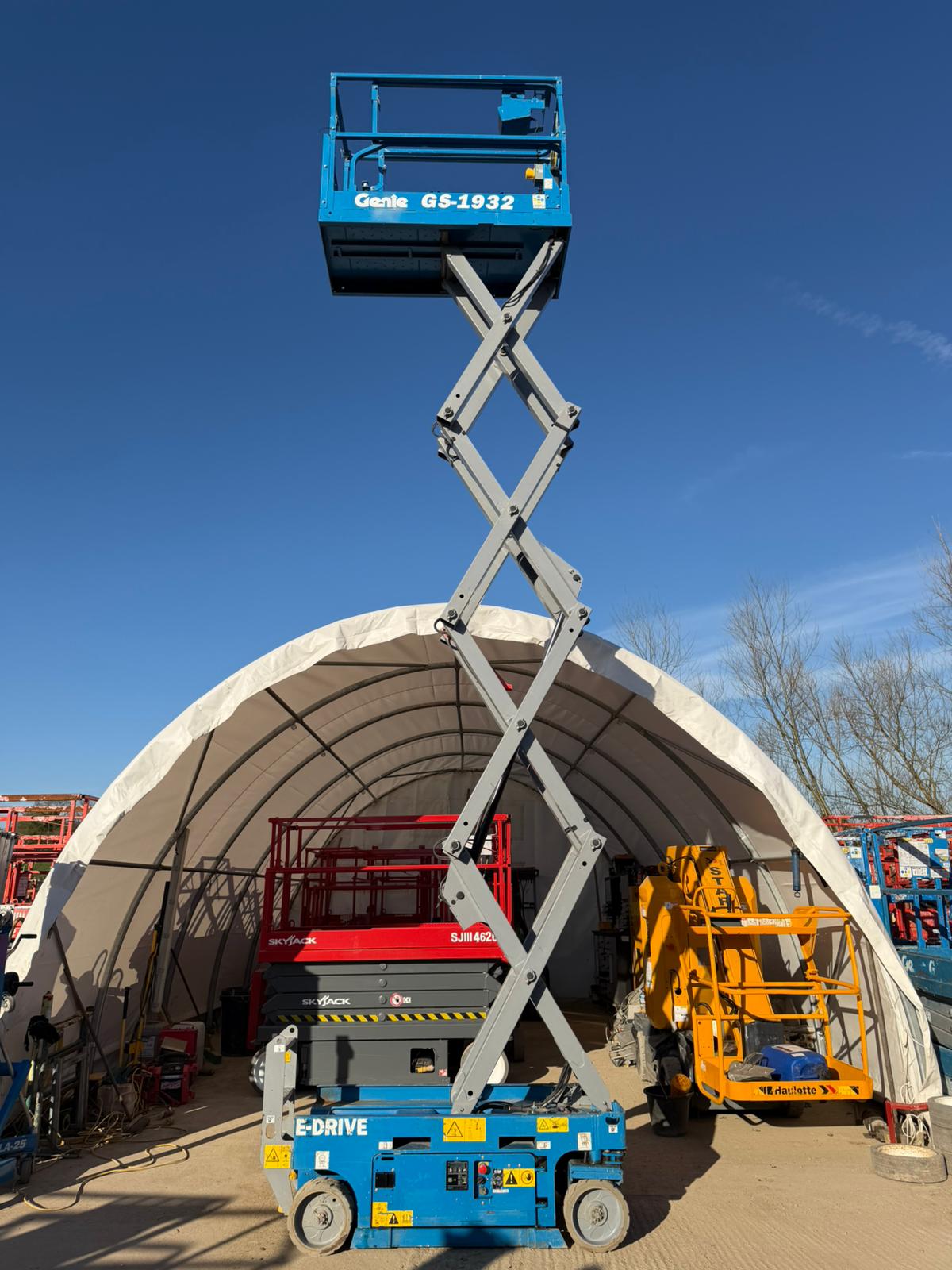 2021 Genie 1932 E-DRIVE Scissor Lift Access Platform (Skyjack SJ3219)
