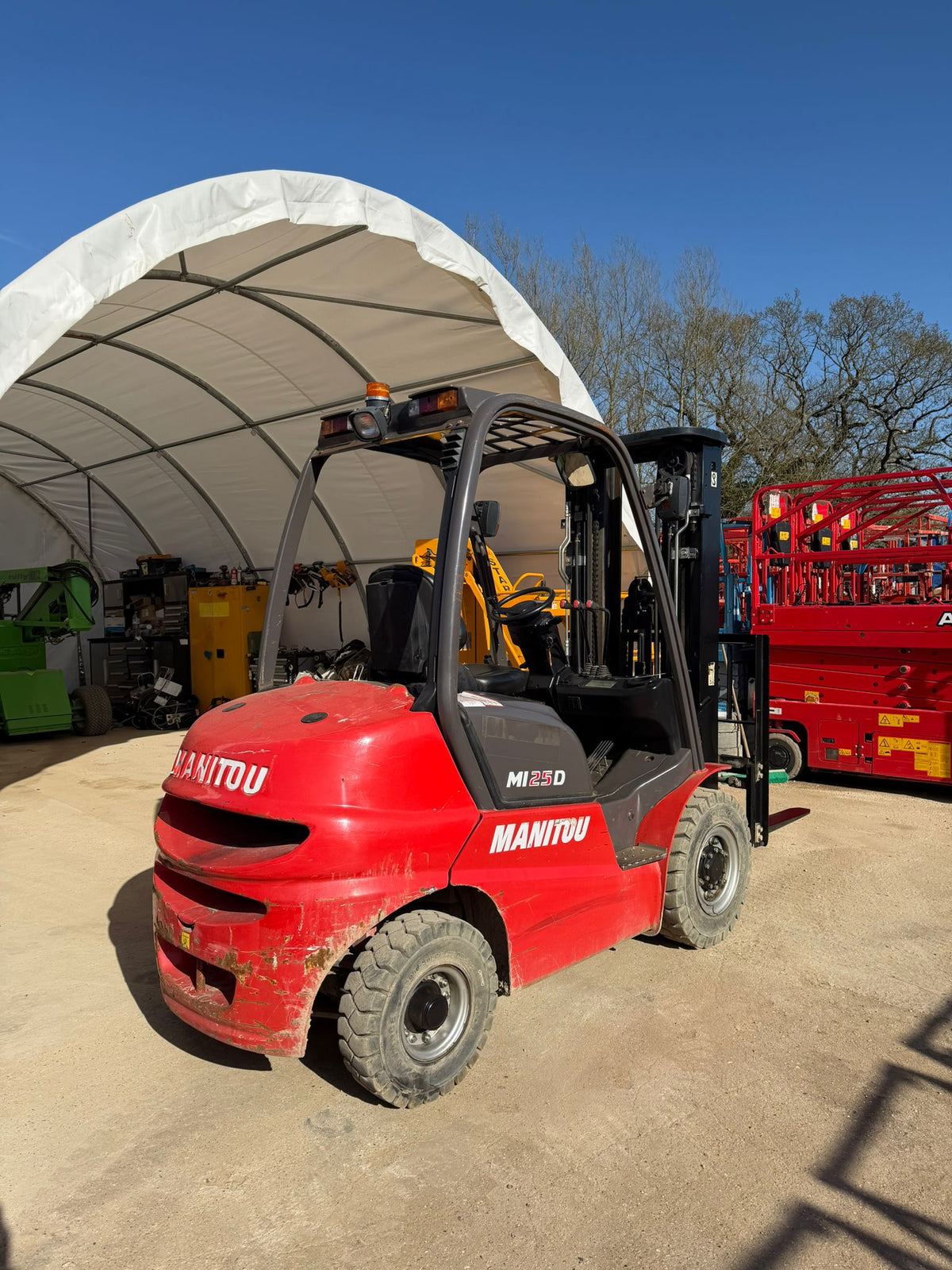 2020 Manitou MI25D Diesel Forklift Triple Mast Counterbalance Forklift Truck